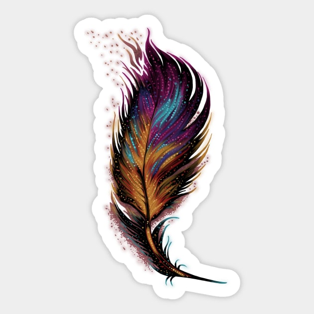 Feather Sticker by Velvet